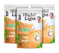 Dulcilight Zucchero Eritritolo 3 Kg Dolcificante Zero Calorie Granulato | Sapore naturale, il 70% della dolcezza dello zucchero | Eritritolo puro granulato | Keto e vegano | Zero calorie