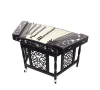 Dulcimer in Legno Ala Di Pollo, Supporto Mobile, Comodo Per Le Prestazioni All'aperto,C