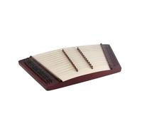 Dulcimer Portatile Per Principianti, 12 Note, Include Un Caso Di Archiviazione, Adatto Per La Pratica/Prestazioni Della Banda,Rosso