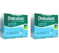 Dulco soft Polvere per Soluzione Orale BIPACCO 2x20 Bustine Lassativo, Macrogol per Stitichezza