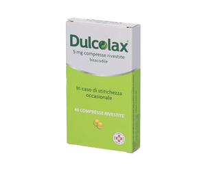 Dulcolax 5 mg - Lassativo Per Stitichezza Occasionale 40 Compresse Rivestite