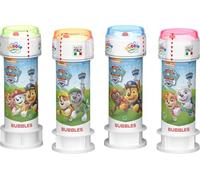 Dulcop - Bolle di sapone PAW PATROL per bambini - Party Pack confezione 12 pz da 60 ml - Gadget compleanno a tema Cagnolini - Made in Italy