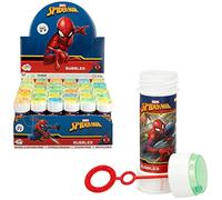 Bolle di Sapone "Ultimate Spiderman" Marvel - Display con 36 pezzi, da 3 anni in su, con 36 tubi bolle