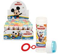 Dulcop- Mickey & Friends Bolle di Sapone Topolino Mickey Mouse (Conf. 36pz), Multicolore, 103.412000