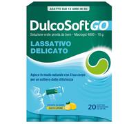 DulcoSoft GO 20 Bustine 20 ml Macrogol per Stitichezza