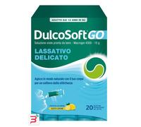 DULCOSOFT GO 20 BUSTINE DA 20 ML GUSTO LIMONE SENZA ZUCCHERO SENZA GLUTINE SENZA LATTOSIO