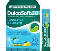 DulcoSoft GO Lassativo Delicato con Macrogol 4000 20 Stick Soluzione Orale