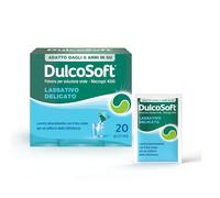 DulcoSoft Lassativo Macrogol 4000, 20 Bustine | Rimedio Stitichezza Adulti e Bambini, Senza Glutine, Senza Zucchero, Lassativo Delicato per Irregolarità Intestinale e Stipsi