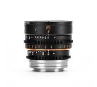 DULENS APO Mini Prime 43 mm T2.4 Cine Lens Grande apertura Messa a fuoco manuale (nero, EF)