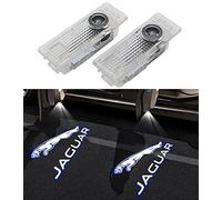 Duleutgnu Sunshine Fly, 2 luci LED laterali sotto specchio Ghost proiettore luce logo luce di benvenuto auto di ricambio accessorio lente in vetro bianco (For XE)