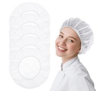 DULFAX 5 Pezzi Retine Elastiche per Capelli da Cucina, Cappello da Chef, Regolabile, per Dormire, per Capelli, Rete per Capelli, Riutilizzabile