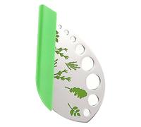 DULSPUE Pelapatate per erbe, pelapatate a 9 fori, pelapatate in acciaio inossidabile 2 in 1, ideale per barbabietole, cavoli, timo