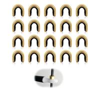 Duluok 20 Pezzi Tiro con L'Arco Arco String Nock Bow String Nock Points Ottone Nocking Fibbia Clip Tiro con Arco a Punti Nock String Nocking Punti Clip con Fibbia Ad Arco per Arco Composto e Ricurvo