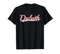 Duluth Minnesota Lake Superior Vintage Varsity Distressed Maglietta