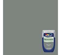 Dulux Benessere Pittura Colorata all'Acqua per Interni Superlavabile Anti Muffa Anti Batteri con Ioni D'Argento, 30 millilitri, Grigio Urbano, 30 ML