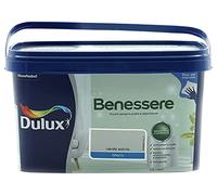 Dulux Benessere Pittura Colorata all'Acqua per Interni Superlavabile Anti Muffa Anti Batteri con Ioni D'Argento, 2.5 Litri, Verde Salvia, 2.5L