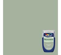 Dulux Benessere Pittura Colorata all'Acqua per Interni Superlavabile Anti Muffa Anti Batteri con Ioni D'Argento, 30 millilitri, Verde Intenso, 30 ML