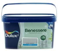 Dulux Benessere Pittura Colorata all'Acqua per Interni Superlavabile Anti Muffa Anti Batteri con Ioni D'Argento, 2.5 Litri, Grigio Cemento, 2.5L