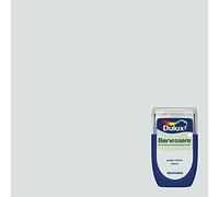 Dulux Benessere Pittura Colorata all'Acqua per Interni Superlavabile Anti Muffa Anti Batteri con Ioni D'Argento, 30 millilitri, Grigio Artico, 30 ML
