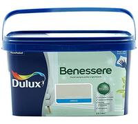 Dulux Benessere Pittura Colorata all'Acqua per Interni Superlavabile Anti Muffa Anti Batteri con Ioni D'Argento, 2.5 Litri, Sabbia Dorata, 2.5L
