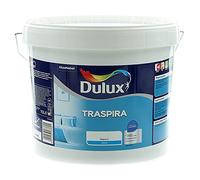 Dulux Pittura per Interni Traspirante per Pareti e Ambienti Umidi Cantine, Ripostigli, Taverne, Lavanderia, 10 Litri, Bianco, 10L