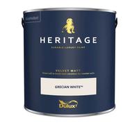 DULUX Vernice Bianco Greco 2.5L HERITAGE VELVET MATT 2.5L