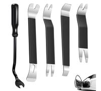Dulynva 5 Pezzi Kit Smontaggio Pannelli Auto Utensili Strumenti di Leva per la Rimozione dei Rivestimenti Interni dell'Auto per Rimozione Riparazioni Auto Pannelli Porta, Radio e Cruscotto