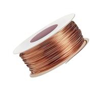 Dulynva Filo di Rame Puro Nudo 1mm x 20m T2 Non Smaltato Filo Metallico per Bigiotteria Saldatura Elettrocultura Giardinaggio Gioielli Fai da Te Esperimenti