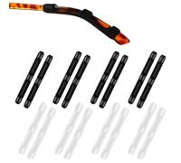 DULZEN 8 Paia Antiscivolo Ferma Occhiali Gommini Per Occhiali Cuscinetti Auricolari Occhiali Silicone Antiscivolo Protecter Per Occhiali Staffa Per Da Lettura Occhiali