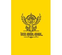 Dum Spiro, Spero Notebook: A4 A4 Grid Notebook 100 Pages Journal | Latin Quote Inspirational Notebook | Minimal Phoenix Design | School, Work, Journaling