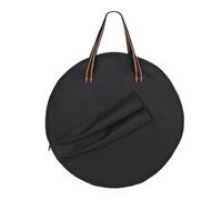 Dumb Drum Pract Pad Borsa Custodia Portatile Con Doppia Tasche E Cinghia Per Manico I Bastoncini,Nero