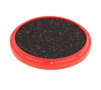 Dumb Drum Silent Drum for Drumming Practise Silent Stroke Pelle di tamburo rosso 12 In