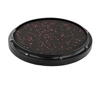 Dumb Drum Silent Drum for Drumming Practise Silent Stroke Pelle nera 12 In