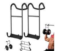 Dumbbell Hooks,2 Pezzi Dumbbell Spotter Hooks,ganci Per Manubri Spotter,ganci Per Sollevamento Pesi,Confezione Da 2 Ganci Per Manubri,capacità Di 102 Kg,attacco Per Bilanciere,panca Con Manubri