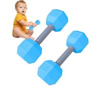 Dumbbell Rattle - Giocattolo Per La Dentizione Per Bambini | 2 Pezzi Esercizio Play Dumbbell | Giocattolo Di Palestra Sensoriale Leggero | Coinvolgere La Formazione Di Allenamento Per Il Nuovo Genito