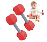 Dumbbell Rattle - Giocattolo Per La Dentizione Per Bambini | 2 Pezzi Esercizio Play Dumbbell | Giocattolo Di Palestra Sensoriale Leggero | Coinvolgere La Formazione Di Allenamento Per Il Nuovo Genito
