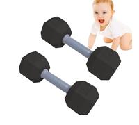 Dumbbell Rattle - Giocattolo Per La Dentizione Per Bambini | 2 Pezzi Esercizio Play Dumbbell | Giocattolo Di Palestra Sensoriale Leggero | Coinvolgere La Formazione Di Allenamento Per Il Nuovo Genito