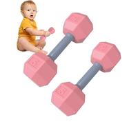 Dumbbell Rattling | 2 giocattolo di allenamento per manubri per l'allenamento | Bitti leggeri per la ginnastica da gioco, coinvolgendo giocattolo del cranio sensoriale per nuovi genitori