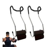 Dumbbell Spotter Hooks Hangers - 26,5 x 12,5 cm Safety Bench Press Equipment,Lightweight Dumbbell Hooks, Strength Training Equipment For Lifting Fitness Bench Deadlift Squat Home Outdoor Women Men