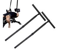 Dumbbell Spotter Straps - Nylon Webbing Metal Buckle, Adjustable Safety Rack Attachment | 2-Piece Barbell Bench Press Support, Home Gym Weight Training Fitness Accessory For Men, Women