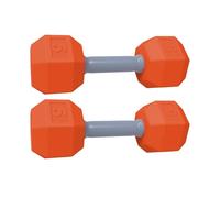 Dumbbell Toy Set - 2 Piece Exercise Weight Toy, Sensory Teether Rattle | Lightweight Dumbbell With Textured Grip Design, Kids Fitness Play Gym Teething For Infant Development
