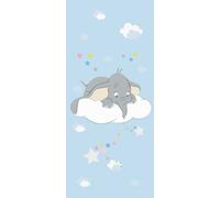 Dumbo Disney Carta da Parati 202x90cm Baby Boy Camera Poster Dimensione Blu Da