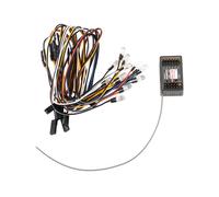DumboRC Ricevitore X6DC 2.4G 6CH con Set di Moduli Scheda di Controllo Luce Striscia LED per Accessori di Ricambio Trasmettitore Auto RC