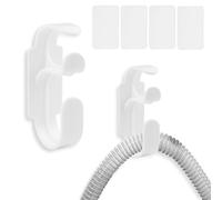 Dumhuts 2 pezzi Supporto per tubo CPAP, supporto CPAP per dispositivo di respirazione, sistema di tubi stabile e senza grovigli, migliora il tuo sonno con questo accessorio per l'apnea notturna
