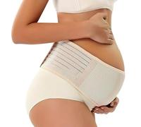 Dumhuts Maternity Belt Pregnancy Belly Band Back Support - Fascia addominale regolabile per la schiena e la fascia addominale per alleviare la schiena, Relieve Pain (XL)