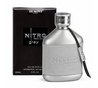 Dumont Nitro Grey Pour Homme Eau de Parfum, 100ml, Profumo Uomo con Note di Bergamotto e Legno