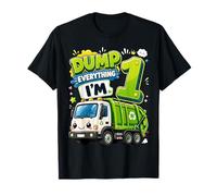 Dump Everything Im 1 Years Old Garbage Truck 1st Birthday Maglietta