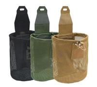 Dump Pouch Mesh - Large Capacity Foldable Portable Accessory | Fruit Picking Bags For Belt Space Organizers Daily Routine Maintainers Hiking Hunting Camping Travelling Cycling Climbing