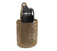 Dump Pouch Utility, Foldable Mesh Bag, Quick Release Storage, Large Capacity Design, Adjustable Belt Attachment, Outdoor Hiking, Hunting Gear Carry and Camping Use