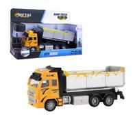 Dump Truck Camion Ribaltabile Modellino in Metallo Metal World Scala 1:38